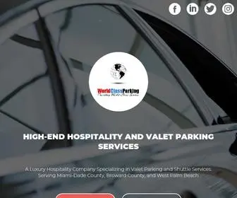 Worldclassparking.net(High-end Hospitality And Valet Parking Services) Screenshot