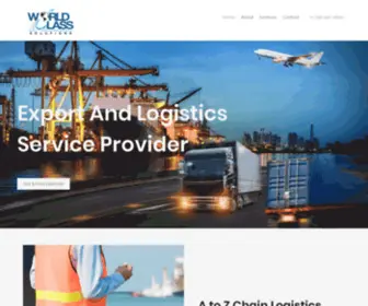Worldclasssolutions.us(Logistics Solutions) Screenshot