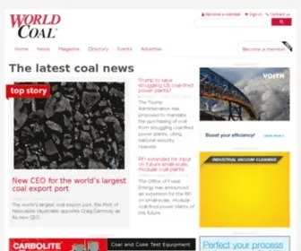 Worldcoal.com(World Coal) Screenshot