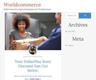 Worldcommerce.biz(Modernizing The Digital Marketplace Via The Blockchain) Screenshot