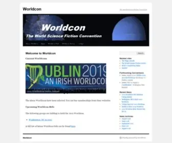 Worldcon.org(The World Science Fiction Convention) Screenshot