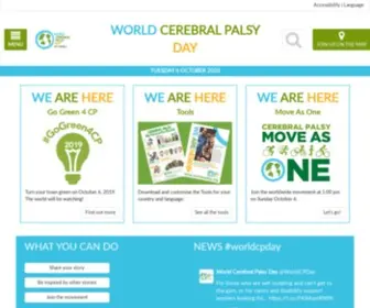 WorldcPday.org(World CP Day) Screenshot