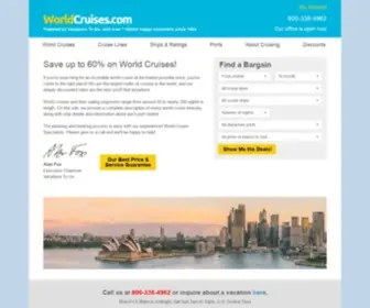 Worldcruises.com(World Cruises) Screenshot