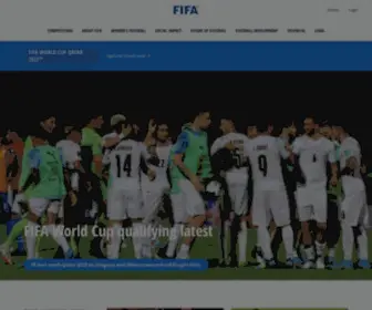 Worldcup.org(Fédération Internationale de Football Association) Screenshot