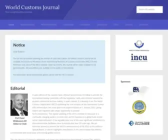 Worldcustomsjournal.org(Your complimentary eJournal) Screenshot