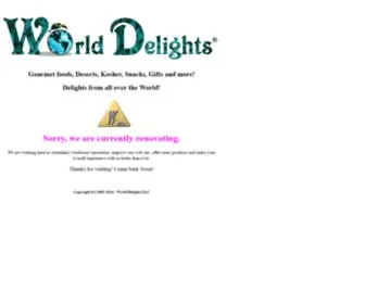 Worlddelights.com(World Delights) Screenshot