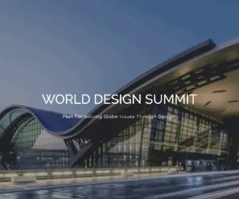 Worlddesignsummit.com(World Design Summit) Screenshot