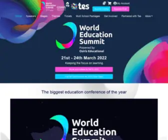 Worldedsummit.com(Experience wes 2024) Screenshot