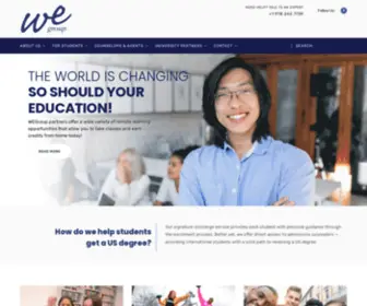 Worldeducationgroup.com(World Education Group) Screenshot