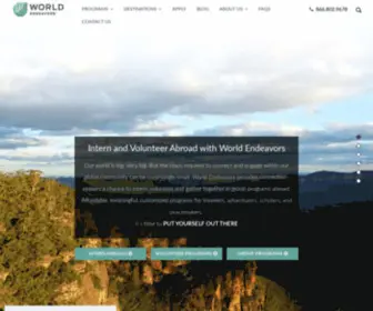 Worldendeavors.com(Worldendeavors) Screenshot