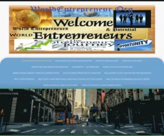 Worldentrepreneur.org(World Global Entrepreneur Online Potal) Screenshot