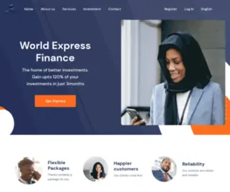 Worldexpressfinance.com(We Finance) Screenshot