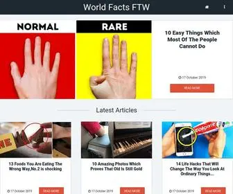 Worldfactsftw.com(World Of Facts) Screenshot