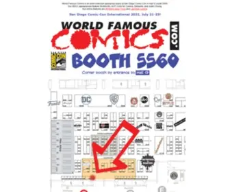 Worldfamouscomics.com(Artist collective appearing at San Diego Comic) Screenshot