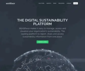 Worldfavor.com(The ESG platform) Screenshot