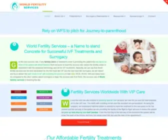 Worldfertilityservices.com(World Fertility Services) Screenshot