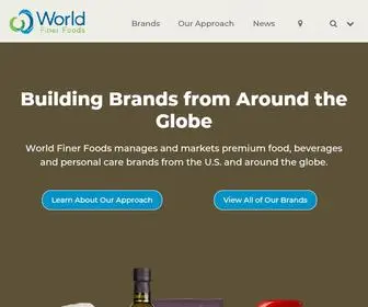Worldfiner.com(World Finer Foods) Screenshot