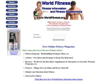 Worldfitness.org(World Fitness) Screenshot