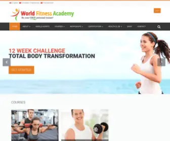 Worldfitnessacademy.com(World Fitness Academy) Screenshot