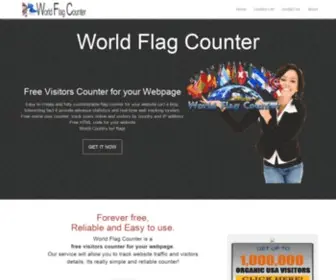 Worldflagcounter.com(Flag Counter) Screenshot