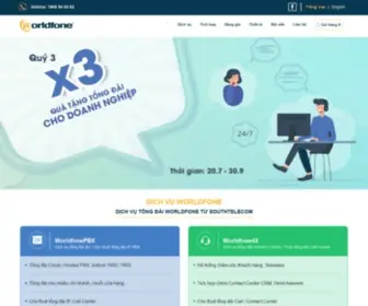 Worldfone.com.vn(Tổng đài Contact Center) Screenshot