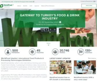 Worldfood-Istanbul.com(WorldFood Istanbul) Screenshot
