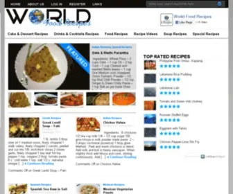 Worldfoodrecipes.com(World Food Recipes) Screenshot