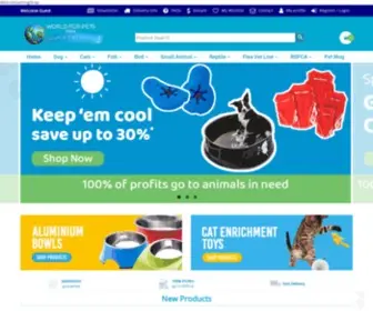 Worldforpets.com.au(RSPCA World for Pets) Screenshot