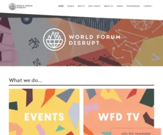 Worldforumdisrupt.com(World Forum Disrupt) Screenshot