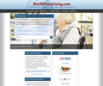 Worldfranchising.com(The most detailed and comprehensive database of franchise opportunities) Screenshot