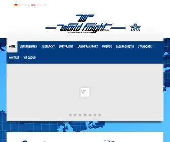 Worldfreight.de(Internationale Spedition) Screenshot