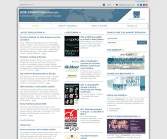 Worldfurnitureonline.com(Market Research and Reports by CSIL) Screenshot