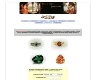 Worldgemsimporters.com(worldgemsimporters) Screenshot