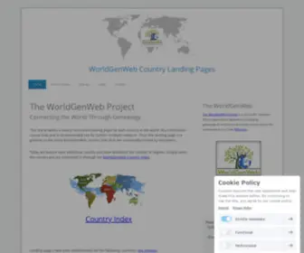 Worldgenweb.net(Country Sites) Screenshot