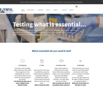 Worldhealthlaboratories.com(World Health Laboratory) Screenshot