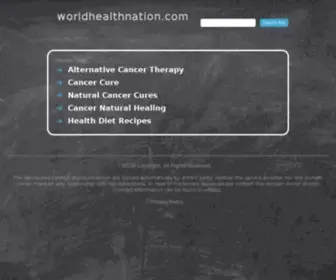 Worldhealthnation.com(worldhealthnation) Screenshot