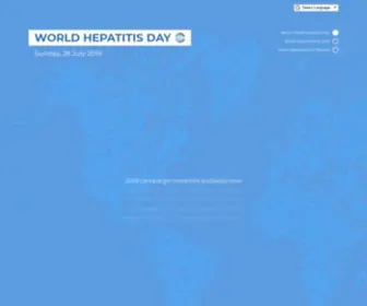 Worldhepatitisday.org(Join us to raise awareness of viral hepatitis on #worldhepatitisday) Screenshot