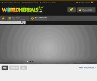 Worldherbals.com(Worldherbals) Screenshot