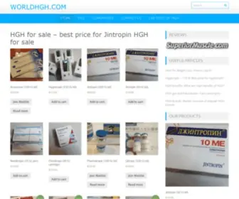 Worldhgh.com(Buy HGH online) Screenshot