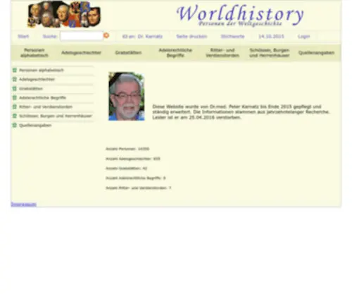 Worldhistory.de(Personen der Weltgeschichte) Screenshot
