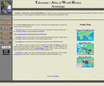 Worldhistorymaps.info(Talessman's Atlas of World History (Homepage)) Screenshot