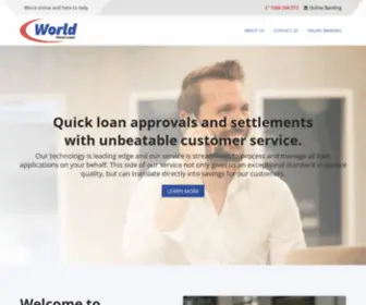 Worldhomeloans.com.au(World Home Loans) Screenshot