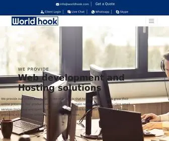 Worldhook.com(Top web designing & development company in India) Screenshot