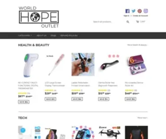 Worldhopeoutlet.com(World Hope Outlet) Screenshot