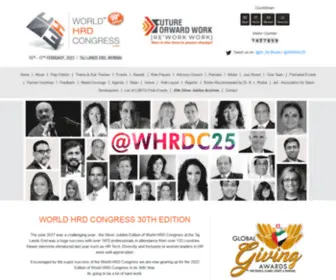 Worldhrdcongress.org(World HRD Congress) Screenshot