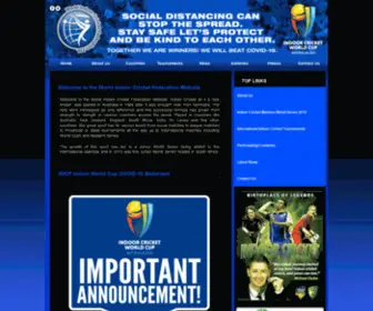 Worldindoorcricketfederation.com(World Indoor Cricket Federation) Screenshot