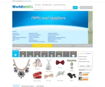 Worldinmfg.com(China Manufacturers) Screenshot