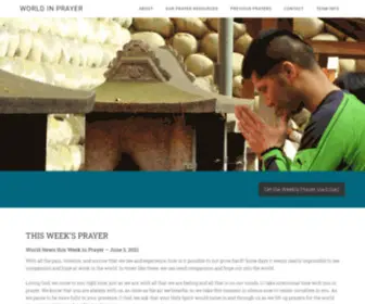 Worldinprayer.org(World in Prayer) Screenshot