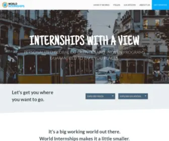 Worldinternships.org(International Internships) Screenshot