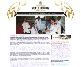 Worldjudoday.com(The World Judo Day) Screenshot